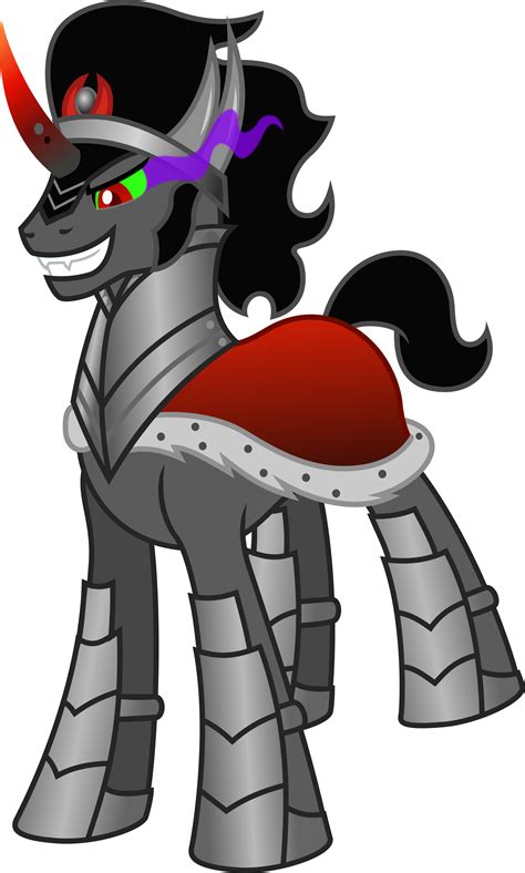 His mane is a little levitate. . King sombra mlp